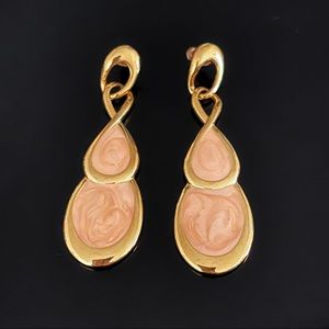 ✨Beautiful Vintage Signed Dangling Stud Earrings